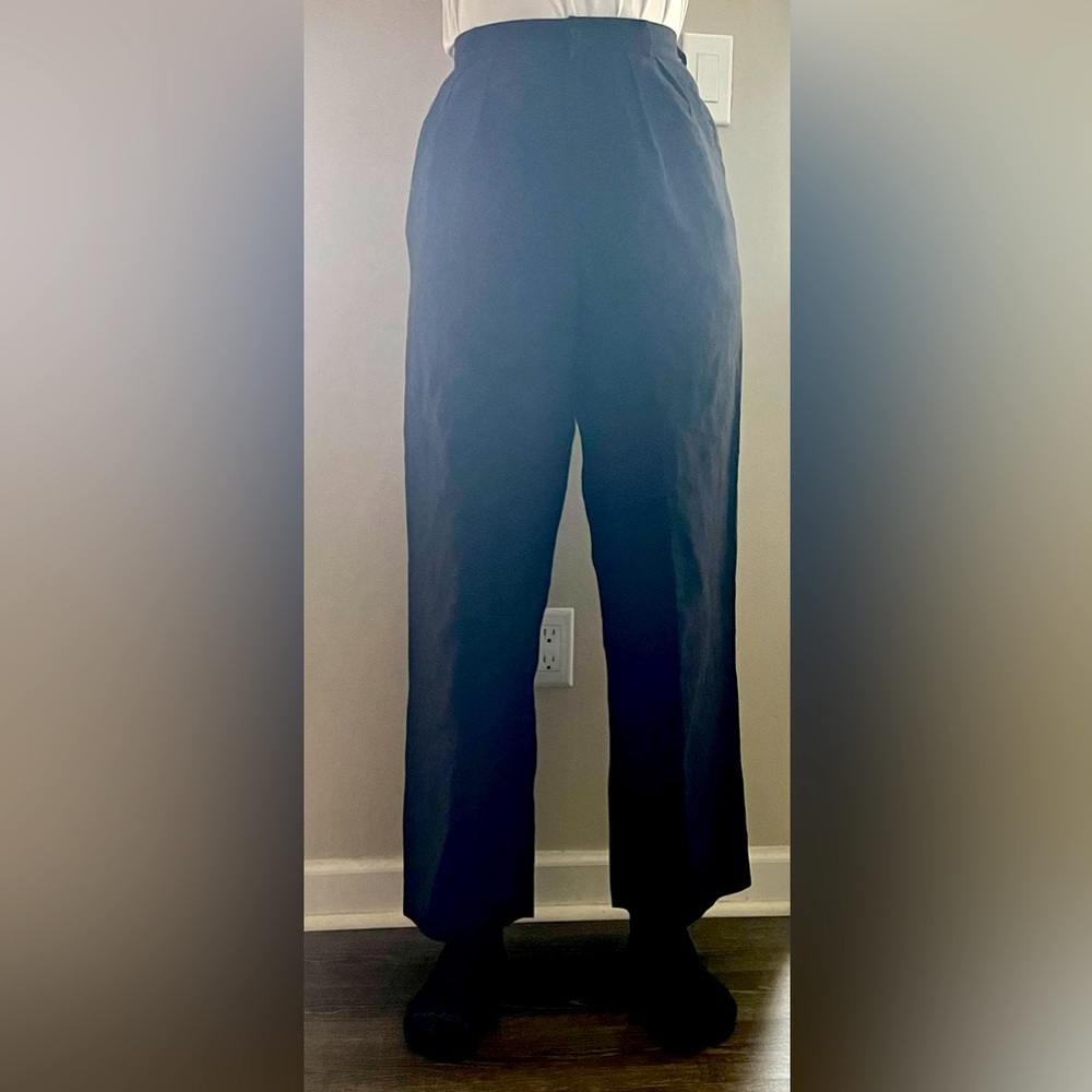 Early 90’s black linen pants from banana republic